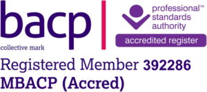 BACP Registered Member 392286, MBACP (Accred)