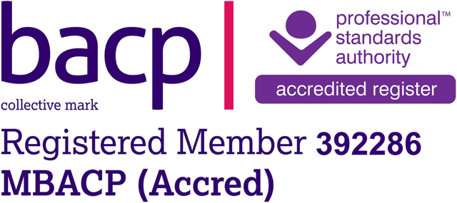 BACP Registered Member 392286, MBACP (Accred), Professional Standards Authority accredited register